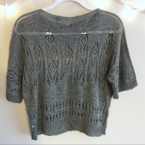 Moth Anthropologie | Of The Ages Open Knit Sweater - Picture 3 of 8